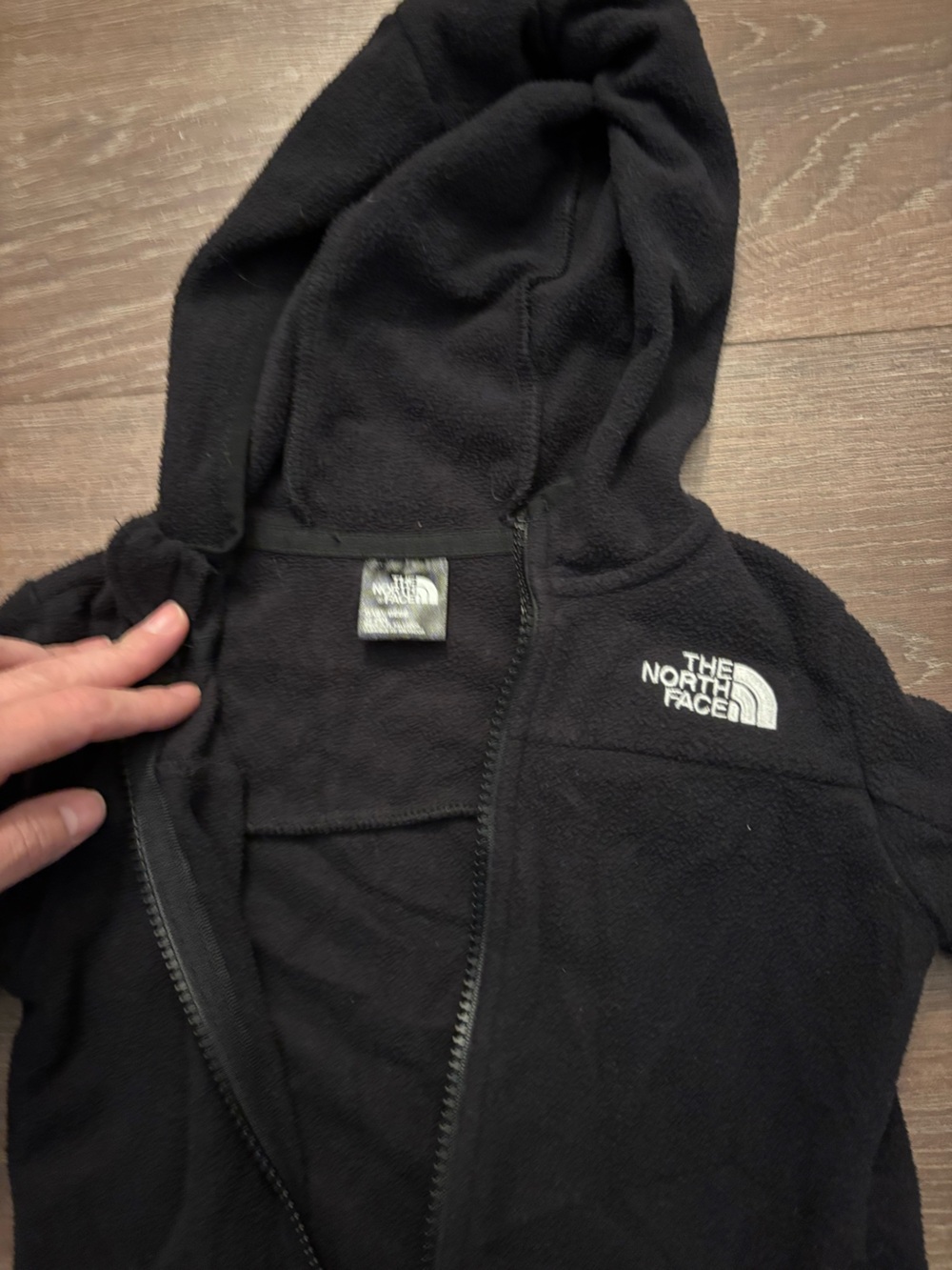 Toddler north face fleece zip up unisex up to 24 months